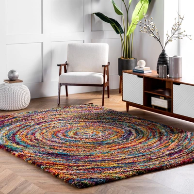 Nuloom Ardelle Swirl Shaggy Area Rug