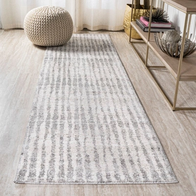 Jonathan Y Skoura Modern Bold Stripe Area Rug In Beige