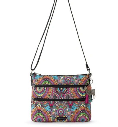 Sakroots Basic Crossbody Handbag In Rainbow Wanderlust