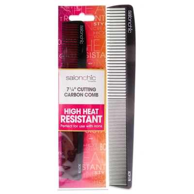 Salonchic Cutting Carbon Comb High Heat Resistant 7.25 By  For Unisex - 1 Pc Comb In Red