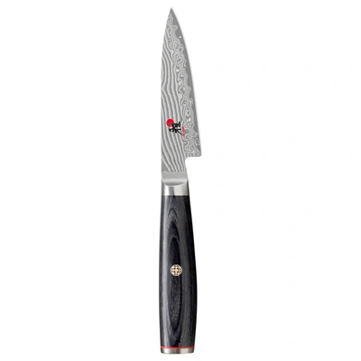 Miyabi Kaizen Ii 3.5-inch Pakka Wood Paring Knife In Black