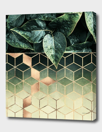 Curioos Leaves And Cubes 2 In Green