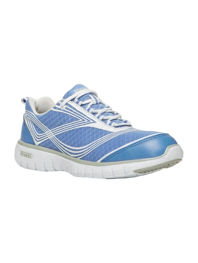 Propét Travellite Womens Fitness Lace-up Walking Shoes In Blue
