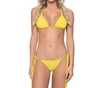 Pq Swim Sunshine Mila Tie Teeny Bottoms In Yellow In Yellow