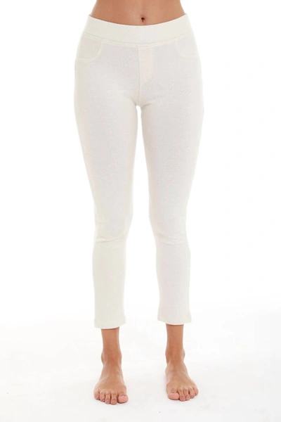 French Kyss Kashmira Capri Pant In Beige In White