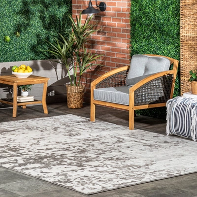 Nuloom Meaghan Contemporary Abstract Area Rug In Grey