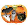 R & M International 5 Piece Halloween Cookie Cutter Set In Silver