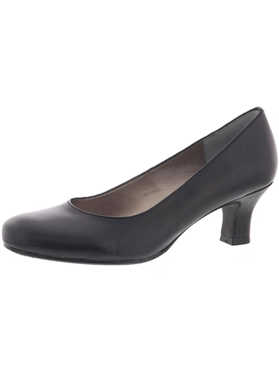 Array Flatter Womens Low Heels In Black