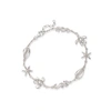 Ross-simons Sterling Silver Sealife Anklet In Silver