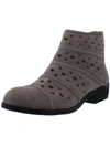 ARRAY PORTLAND WOMENS SUEDE LASER CUT BOOTIES