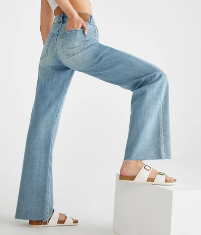 Aéropostale '90s Super High-rise Wide Leg Jean In Blue