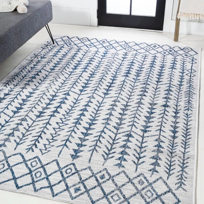 Jonathan Y Tokay Bohemian Geometric Indoor/outdoor Area Rug In Beige
