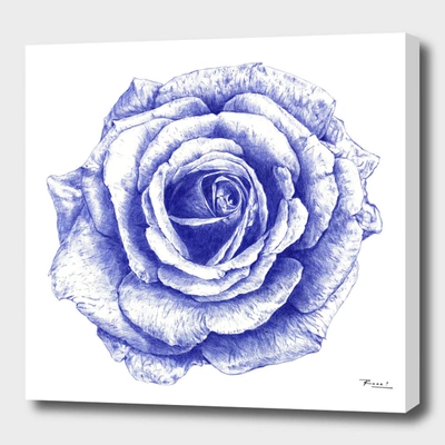 Curioos Ballpoint Blue Rose