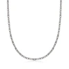 Ross-simons Sterling Silver Square Byzantine Necklace In Silver