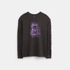 COACH OUTLET BEAR GRAPHIC RELAXED LONGSLEEVE T SHIRT