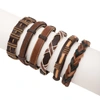 Sohi Trendy Casual Pu Leather Designer Bracelet For Women In Multi