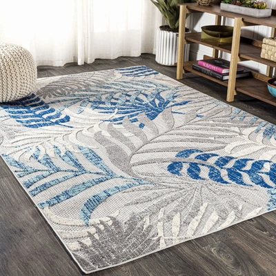 Jonathan Y Tropics Palm Leaves Indoor/outdoor Area Rug