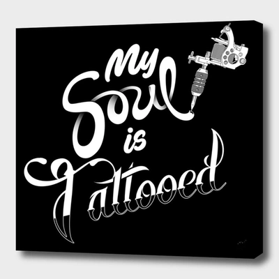 Curioos My Soul Is Tattooed In Black