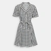 COACH OUTLET HOUNDSTOOTH MINI DRESS