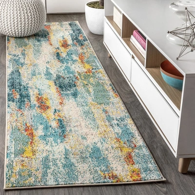 Jonathan Y Contemporary Pop Modern Abstract Vintage Waterfall Area Rug