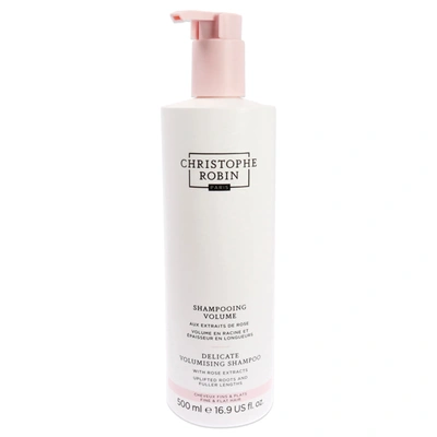 Christophe Robin Delicate Volumizing Shampoo With Rose Extracts By  For Unisex - 16.9 oz Shampoo