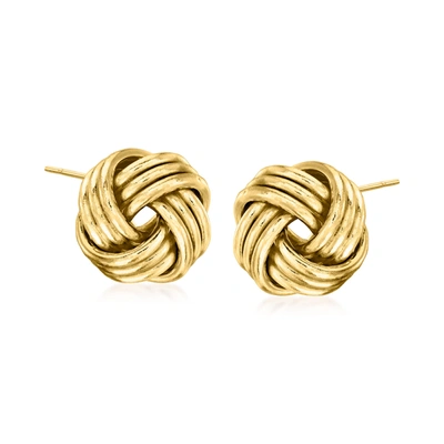 Ross-simons 14kt Yellow Gold Love Knot Earrings