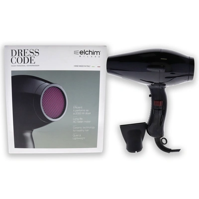 Elchim Dress Code - Black By  For Unisex - 1 Pc Hair Dryer In Grey