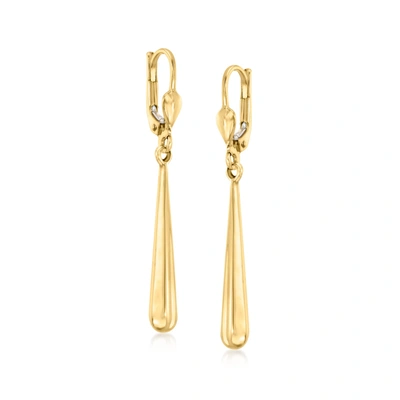 Canaria Fine Jewelry Canaria 10kt Yellow Gold Teardrop Earrings