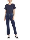 Nydj Womens Straight Mid-rise Ankle Jeans In Blue
