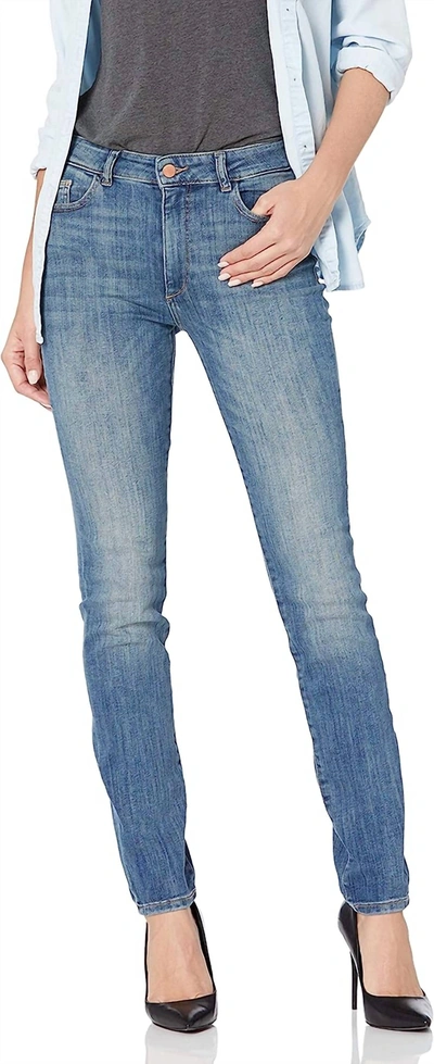 Dl1961 - Women's Farrow Skinny High Rise Ankle Skinny Jean In Clemson In Blue