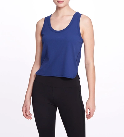 Marchesa Athleisure Helene Tank In Blue