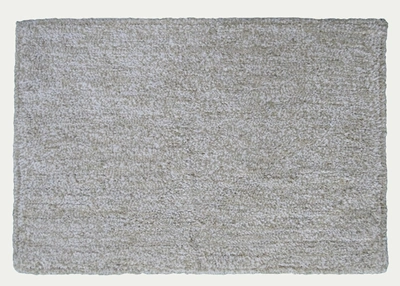 Vibhsa Ivory & White Bathroom Rug