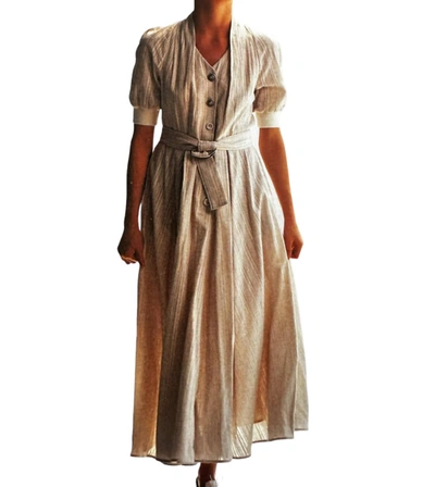 Ny 77 Design Willow Dress In Beige