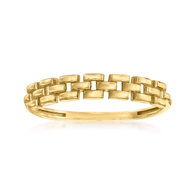Canaria Fine Jewelry Canaria 10kt Yellow Gold Panther-link Ring