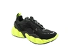 Mcm Men's Luft Collection Suede Neon Trim Sneaker In Grey