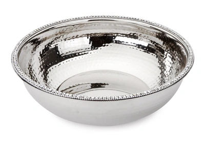 Classic Touch Decor Stainless Steel Bowl W Stones