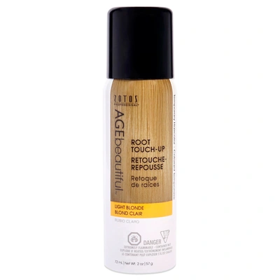 Agebeautiful Root Touch Up Temporary Haircolor Spray - Light Blonde By  For Unisex - 2 oz Hair Color In Black