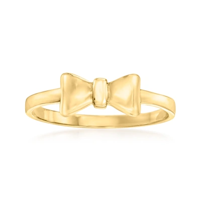 Canaria Fine Jewelry Canaria 10kt Yellow Gold Bow Tie Ring