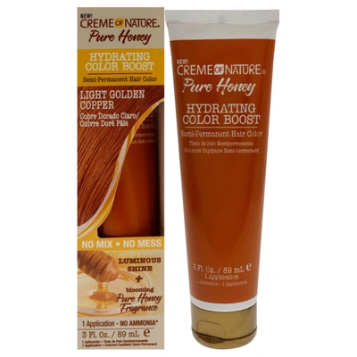 Crème Of Nature Pure Honey Hydrating Color Boost Semi-permanent Hair Color - Light Golden Copper By Creme Of Nature  In Black