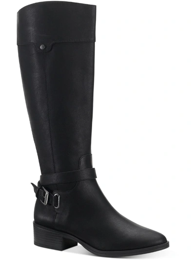 Style & Co Bennon Womens Zipper Block Heel Knee-high Boots In Multi