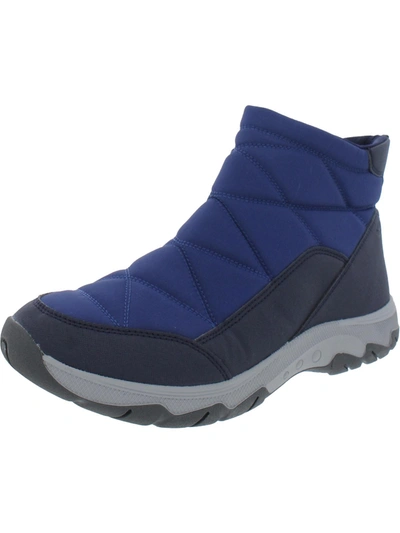 Easy Spirit Tru 2 Womens Quilted Cold Weather Winter & Snow Boots In Blue