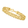 Canaria Fine Jewelry Canaria 10kt Yellow Gold Interlocking Link Bracelet In Gold
