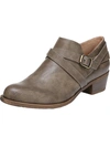 Lifestride Adley Womens Padded Insole Stacked Heel Clogs In Grey