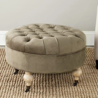 Safavieh Clara Tufted Round Ottoman