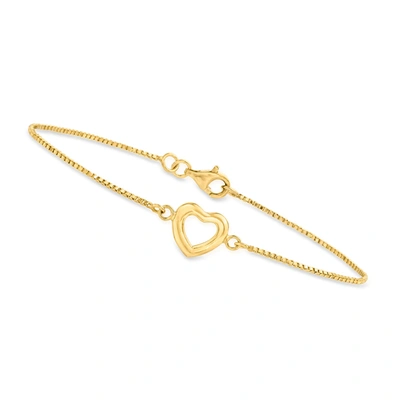 Canaria Fine Jewelry Canaria 10kt Yellow Gold Heart Bracelet