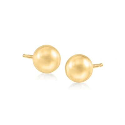 Ross-simons Italian 6mm 18kt Yellow Gold Ball Stud Earrings
