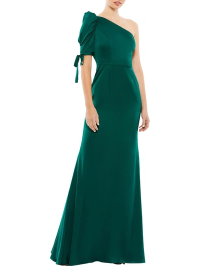Ieena For Mac Duggal Womens Mermaid Maxi Evening Dress In Green