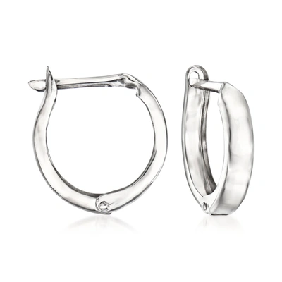 Ross-simons 14kt White Gold Huggie Hoop Earrings