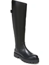 Franco Sarto Balin Womens Leather Tall Knee-high Boots In Black