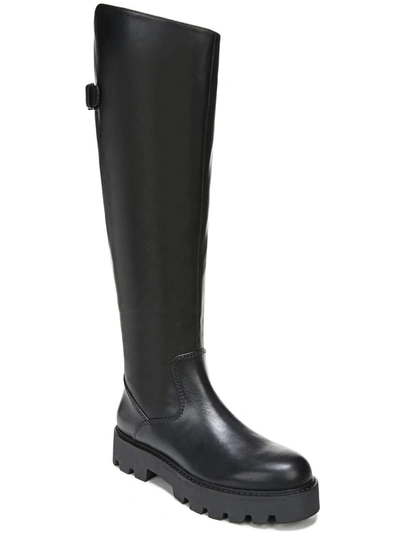 FRANCO SARTO BALIN WOMENS LEATHER WIDE CALF OVER-THE-KNEE BOOTS